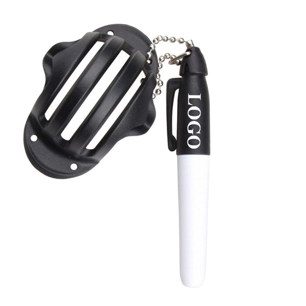 Golf Ball Liner Keychain
