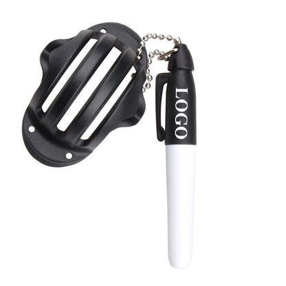 Golf Ball Liner Keychain