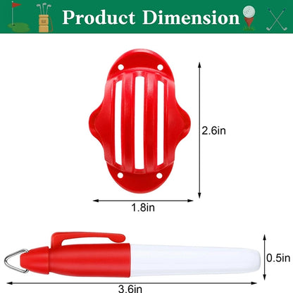 Golf Ball Liner Keychain