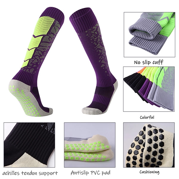 Compression Athletic Crew Grip Football Sock