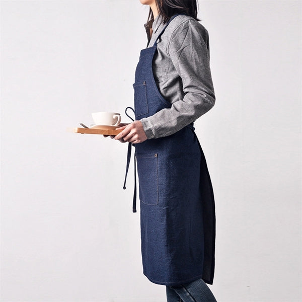 Cotton Denim Apron For Adults