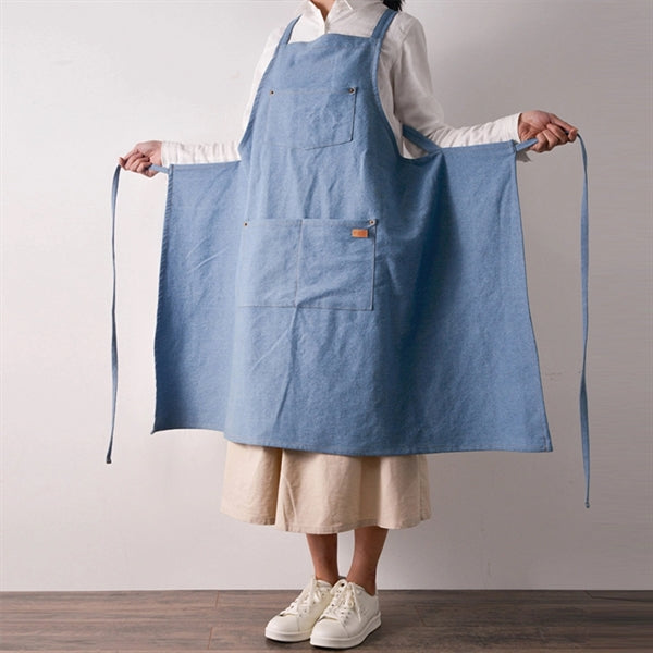 Cotton Denim Apron For Adults