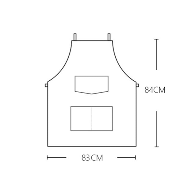 Cotton Denim Apron For Adults