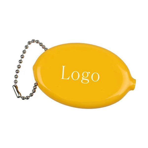 Oval Rubber Coin Purse