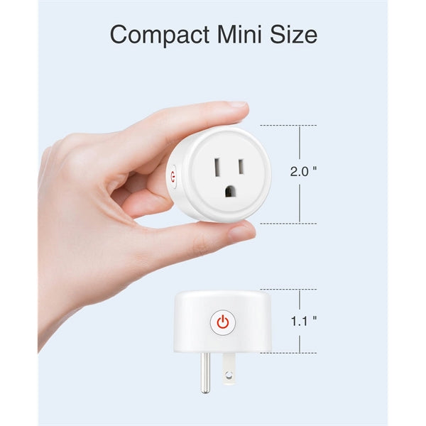 Mini Smart Plug Wifi Socket Works With Alexa/Google Home