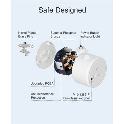 Mini Smart Plug Wifi Socket Works With Alexa/Google Home