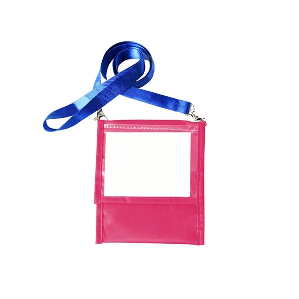 Front Flap Neck Wallet With Six Pocket