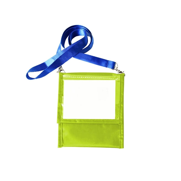 Front Flap Neck Wallet With Six Pocket