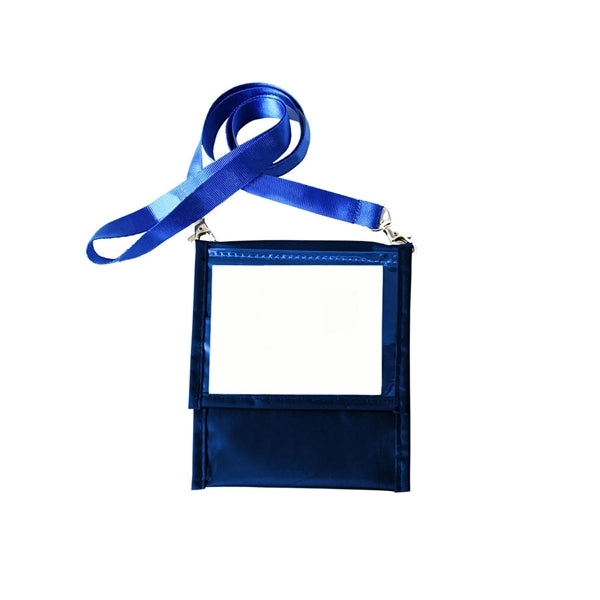 Front Flap Neck Wallet With Six Pocket