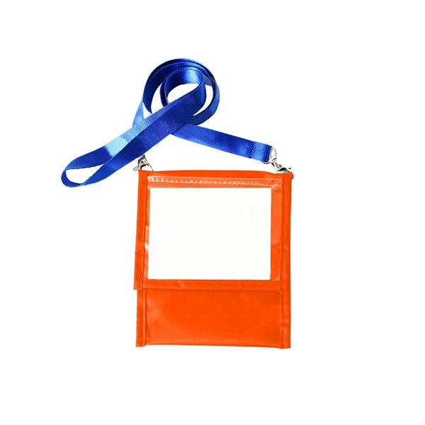 Front Flap Neck Wallet With Six Pocket