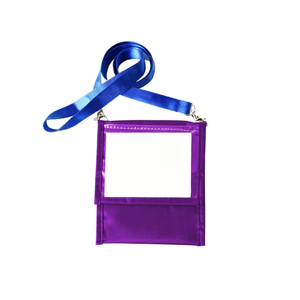 Front Flap Neck Wallet With Six Pocket