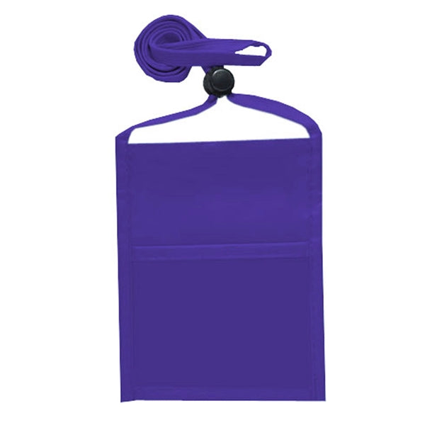 Non-Woven Small Economy Neck wallet 3.5"x2.5" w/ Lanyard
