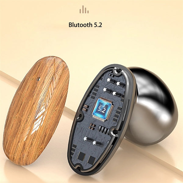 Wood Grain Wireless Earphone