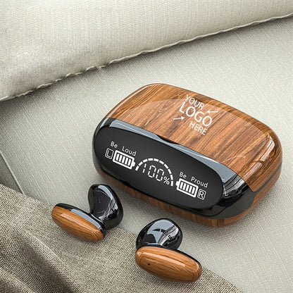 Wood Grain Wireless Earphone