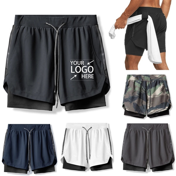 Men'S Gym Athletic Shorts