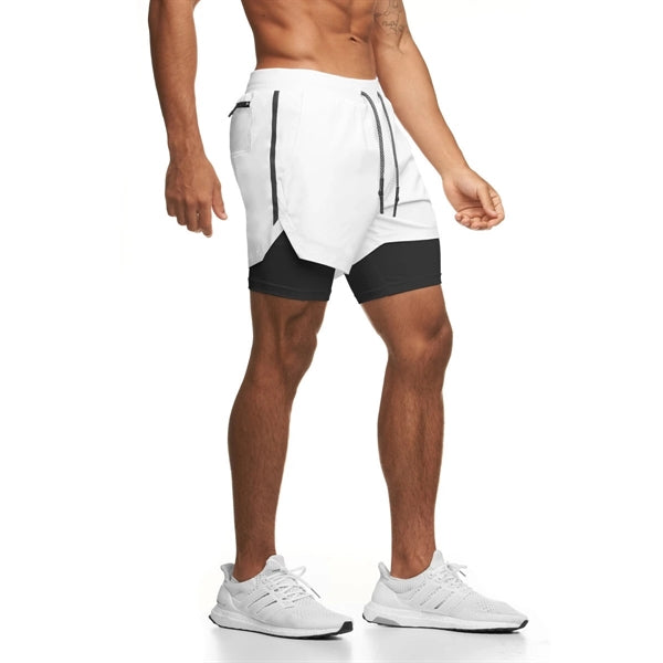 Men'S Gym Athletic Shorts