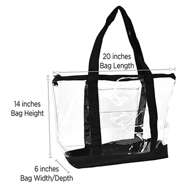 PVC Bags Large Clear Tote