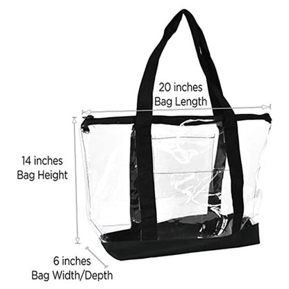 PVC Bags Large Clear Tote