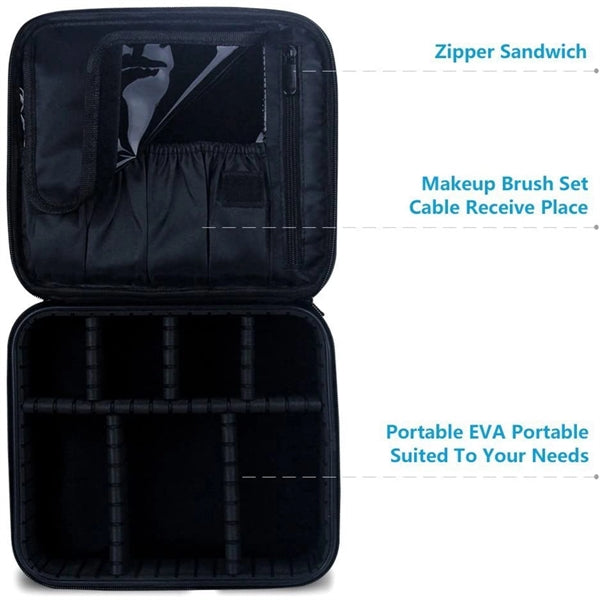 3 Layers Professional Cosmetic Bag