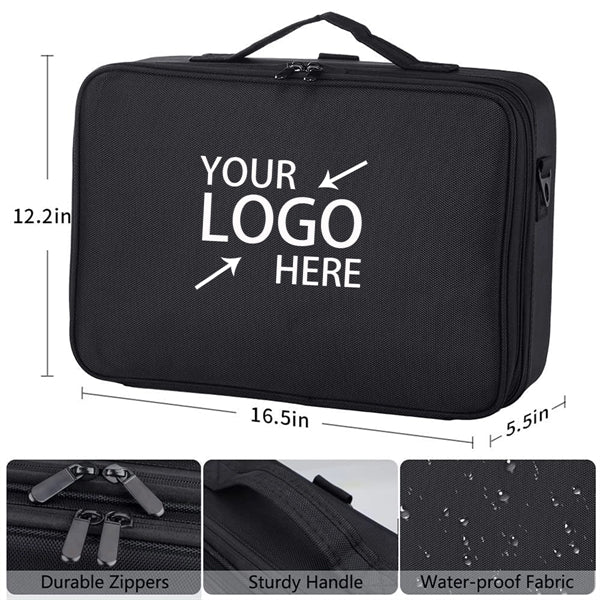 Portable Large Travel Professional Makeup Train Case