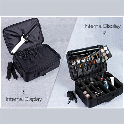 Portable Large Travel Professional Makeup Train Case