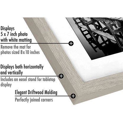 8X10 Picture Frame In Driftwood
