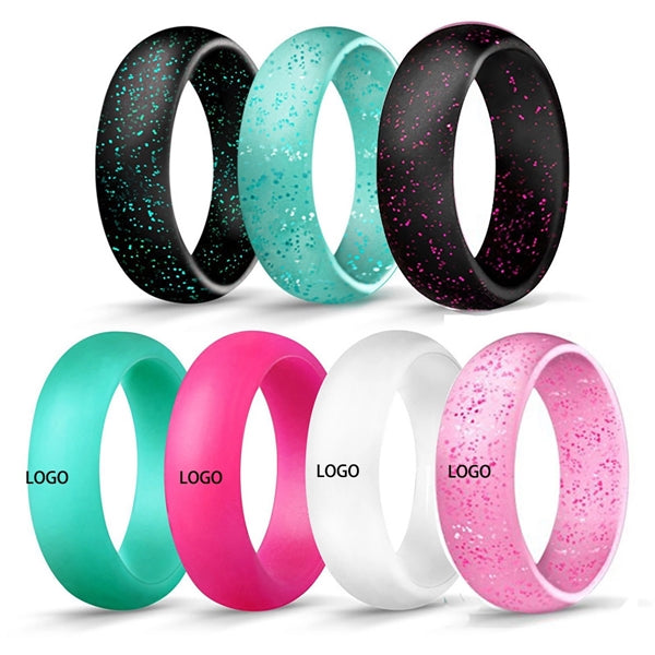 7 Packs Silicone Wedding Band