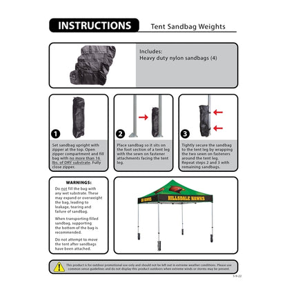 Tent Sandbag Weight