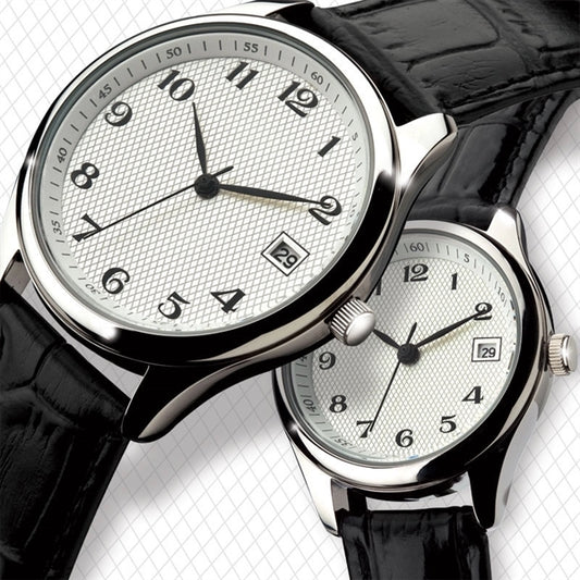 Classic Style Dress Watch Unisex Dress Watch with Date Di...