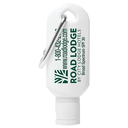 Broad Spectrum SPF 30 Sunscreen Lotion in Solid White Carabi