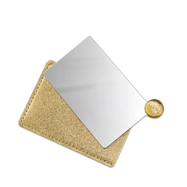 Stainless Steel Makeup Mirror for Purse Pocket