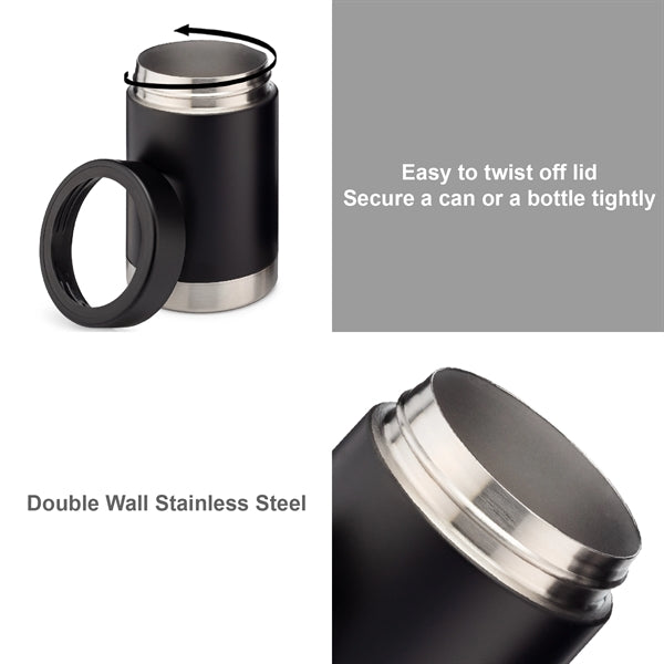 10 oz. Travel Stainless Vacuum Insulated Cup AND Can cooler