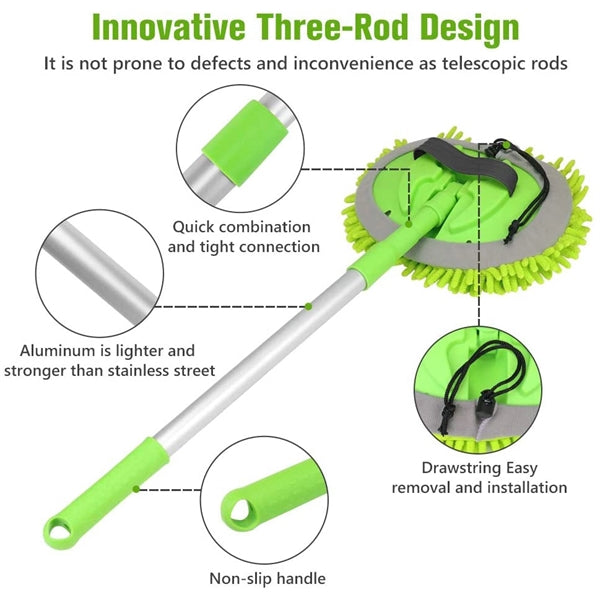 Microfiber Brush Mop For Car Wash