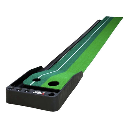 Golf Putting Green Mat With Auto Ball Return System