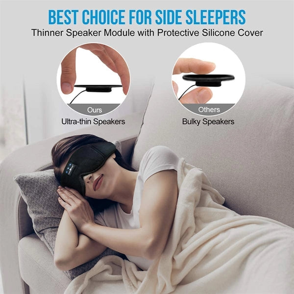 Bluetooth Headband Sleeping Headphones Sleep Mask