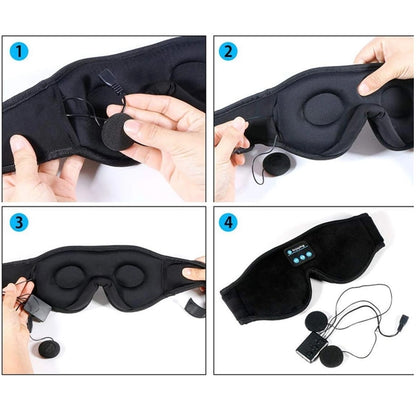 Bluetooth Headband Sleeping Headphones Sleep Mask