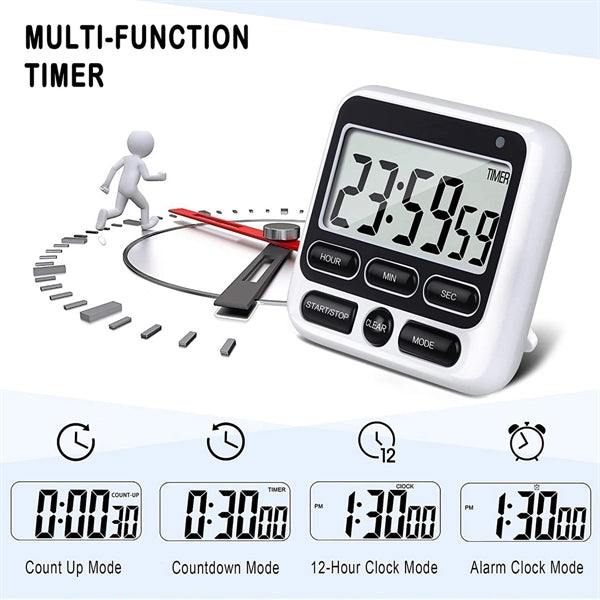Led Countdown Digital Kitchen Timer