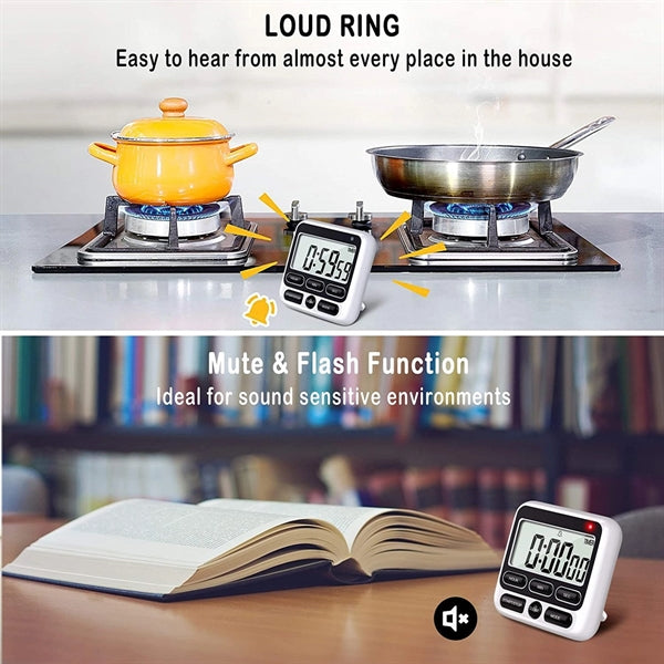 Led Countdown Digital Kitchen Timer