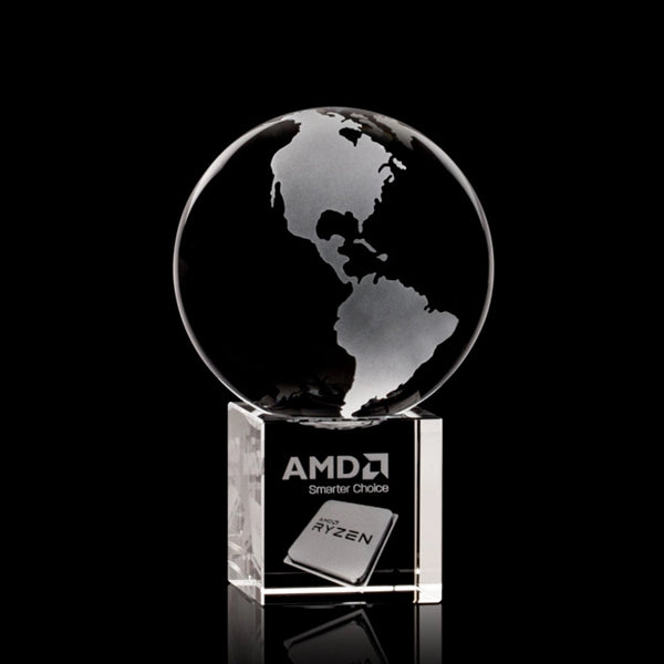Globe on Cube 3D Award