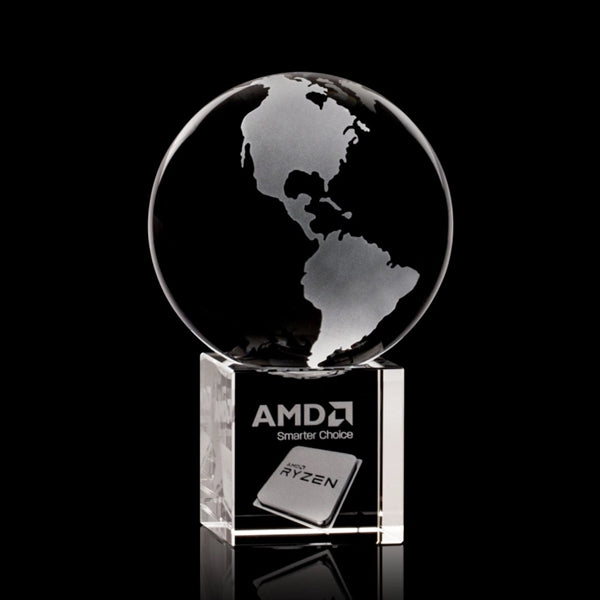Globe on Cube 3D Award