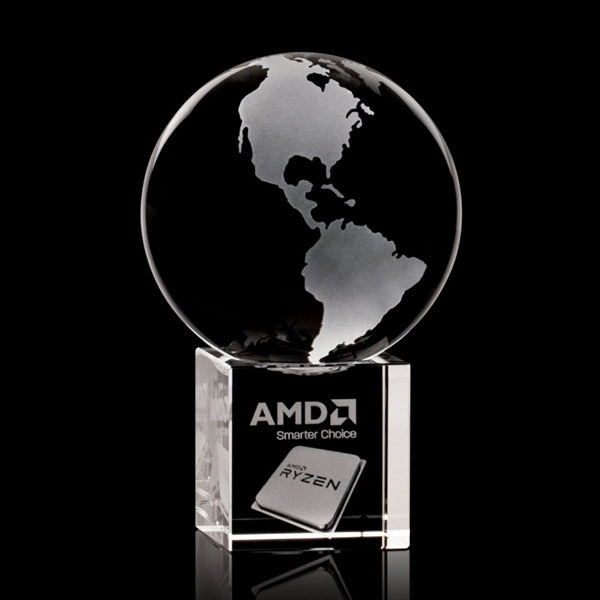 Globe on Cube 3D Award