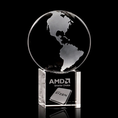 Globe on Cube 3D Award