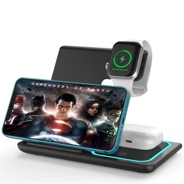 3 In 1 Foldable Wireless Charging Station