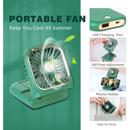 Portable Charger Fan Power Bank