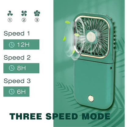 Portable Charger Fan Power Bank