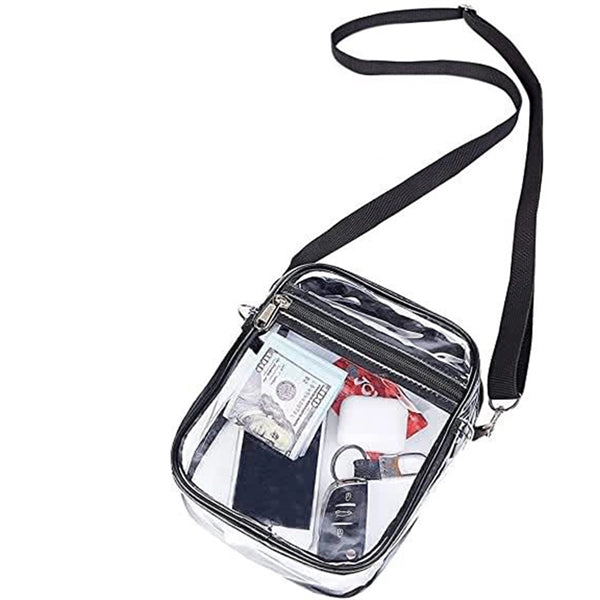 Clear Crossbody Bag for Concerts Sports Events Festivals