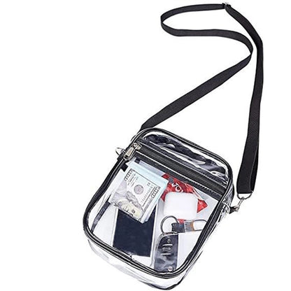 Clear Crossbody Bag for Concerts Sports Events Festivals