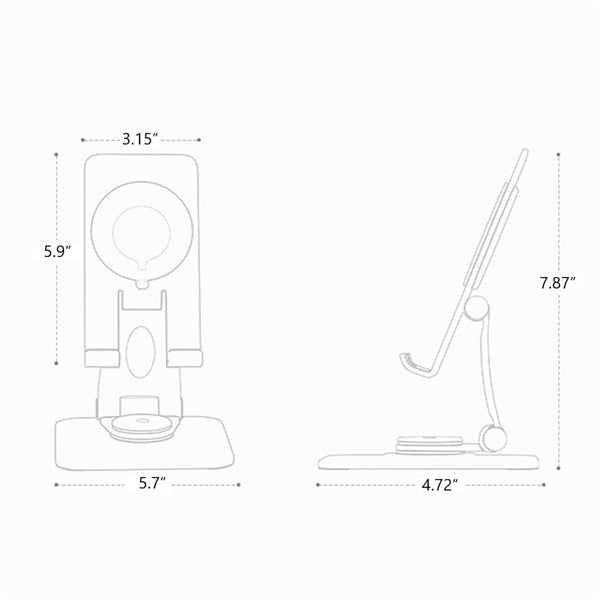 Portable Adjustable Desk Phone Holder