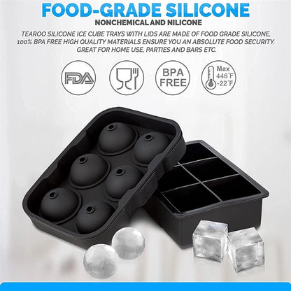 Ice Cube Tray Silicone Whiskey Ball Mold