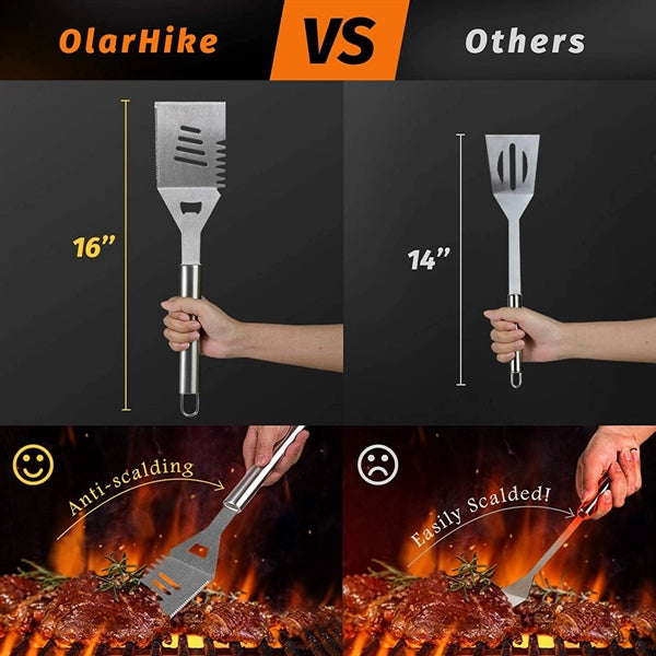 25Pcs Grilling Accessories Bbq Grill Tools Set